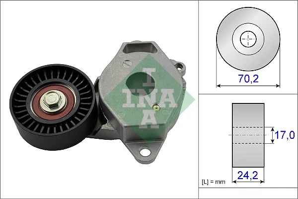 Belt Tensioner, V-ribbed belt